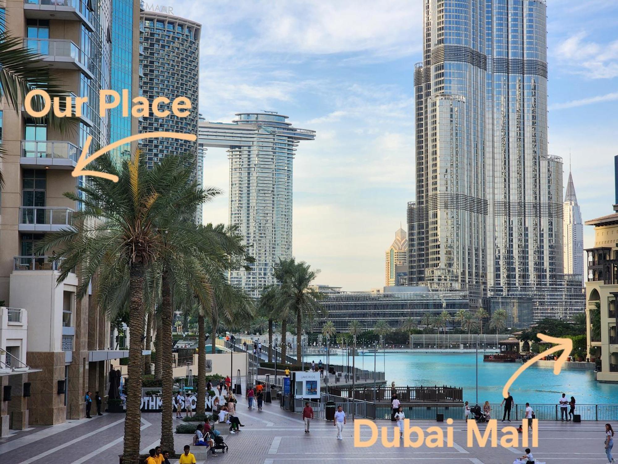 Apartmán Downtown Oasis, Burj Khalifa Views, Luxury Amenities Dubaj Exteriér fotografie