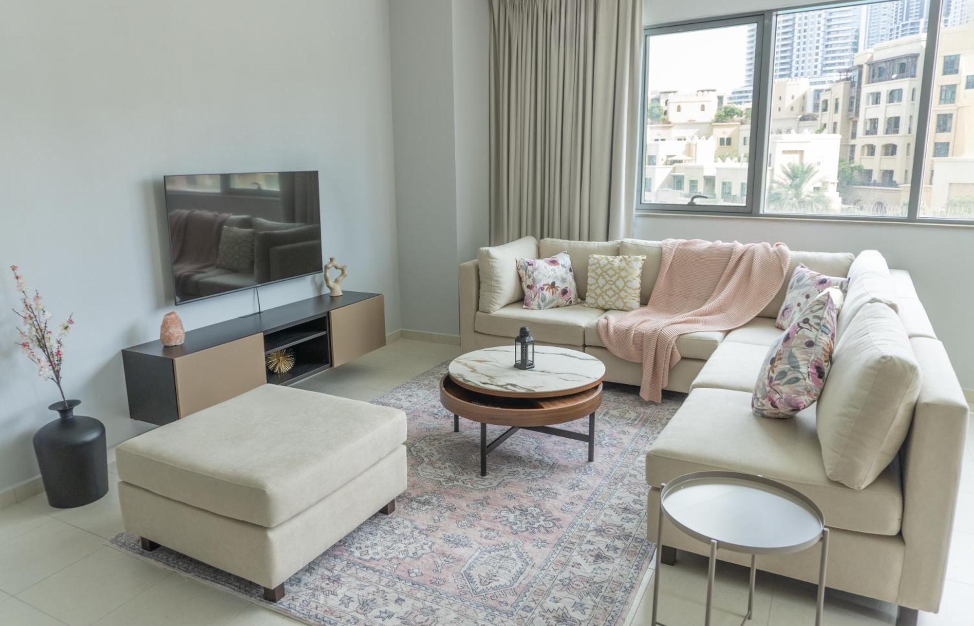 Apartmán Downtown Oasis, Burj Khalifa Views, Luxury Amenities Dubaj Exteriér fotografie