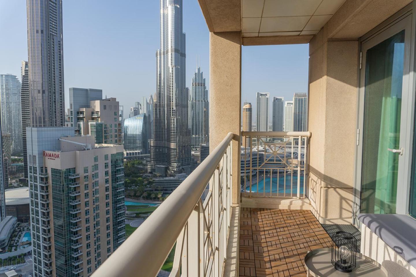 Apartmán Downtown Oasis, Burj Khalifa Views, Luxury Amenities Dubaj Exteriér fotografie