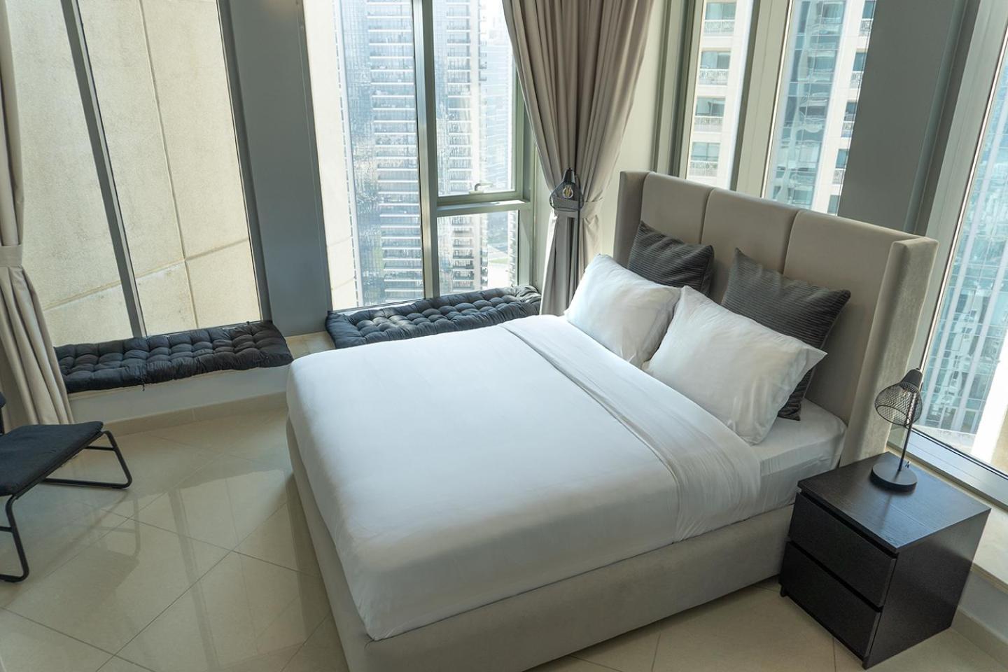 Apartmán Downtown Oasis, Burj Khalifa Views, Luxury Amenities Dubaj Exteriér fotografie