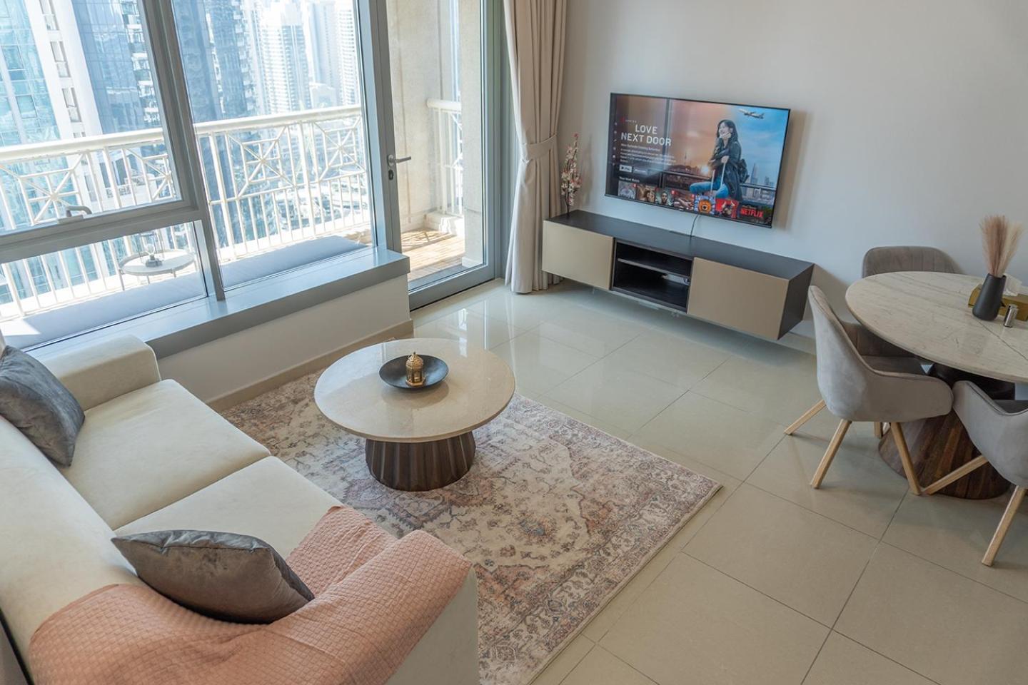 Apartmán Downtown Oasis, Burj Khalifa Views, Luxury Amenities Dubaj Exteriér fotografie